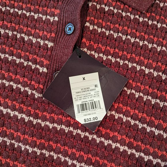 Ava + Viv collared striped sweater - Picture 2 of 5